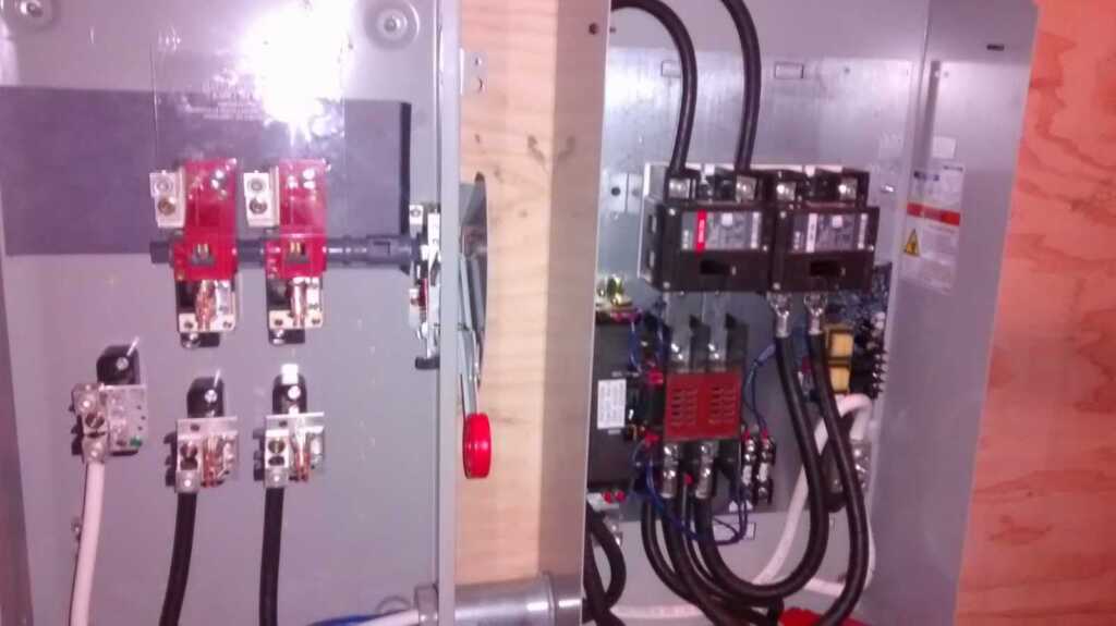 Commercial transformer installation